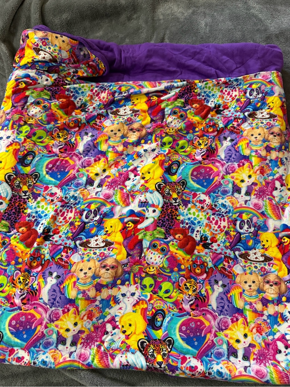 Showstoppers Lisa Frank bamboo blanket